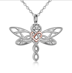 Celtic Dragonfly Cremation Pendant