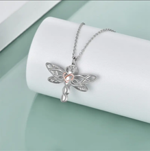 Load image into Gallery viewer, Celtic Dragonfly Cremation Pendant