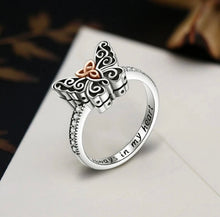 Load image into Gallery viewer, Butterfly Cremation Ring