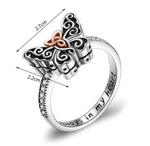 Load image into Gallery viewer, Butterfly Cremation Ring