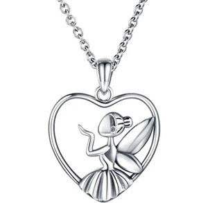 Heart with Fairy Cremation Pendant