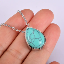 Load image into Gallery viewer, Teardrop Stone Pendant