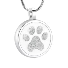 Load image into Gallery viewer, Paw Print Cremation Pendant