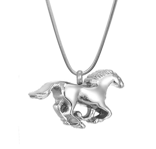 Horse Cremation Necklace