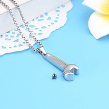 Load image into Gallery viewer, Wrench Cremation Pendant