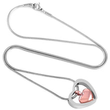 Load image into Gallery viewer, Heart in Heart Cremation Pendant