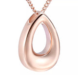 Elegant Teardrop Cremation Necklace