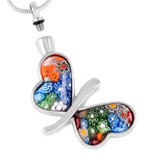 Load image into Gallery viewer, Colorful Butterfly Cremation Pendant