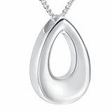 Elegant Teardrop Cremation Necklace