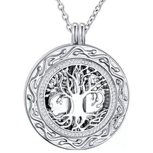 Load image into Gallery viewer, Round Tree of Life Cremation Pendant