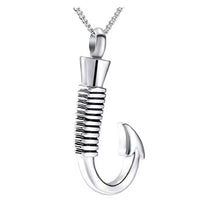 Load image into Gallery viewer, Fish Hook Cremation Pendant