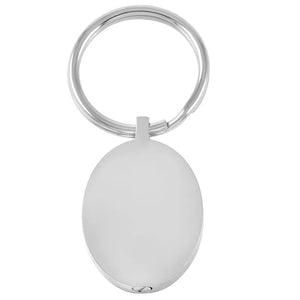 Oval Cremation Keychain