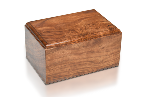 Rosewood Beveled Urn