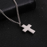 Silver Cross Cremation Pendant