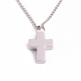 Silver Cross Cremation Pendant
