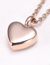 Load image into Gallery viewer, Petite Heart Cremation Necklace